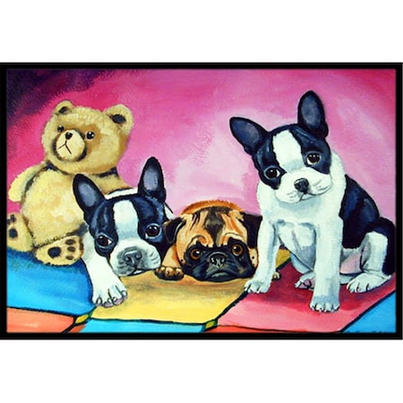 Carolines Treasures Multiple Breeds Indoor Or Outdoor Doormat - 24 x 36 in. 7205JMAT